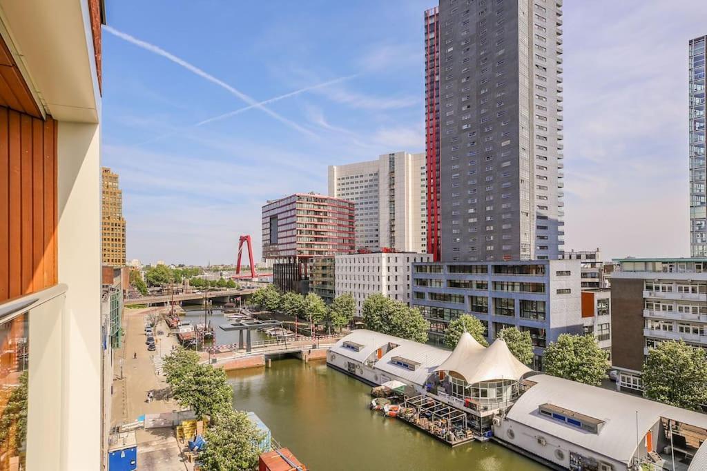 Stunning View Apt Free Parking Daire Rotterdam Dış mekan fotoğraf